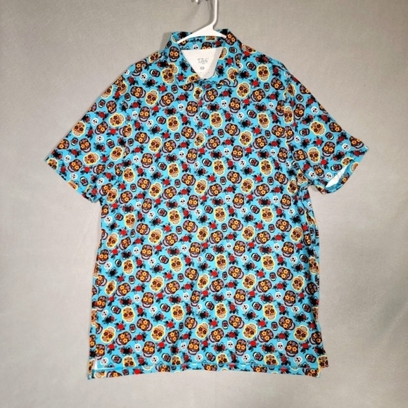 1764 Signature Other - 1764 Signature Performance Golf Polo Sugar Skull Sugar Dance SV16324 Size XL